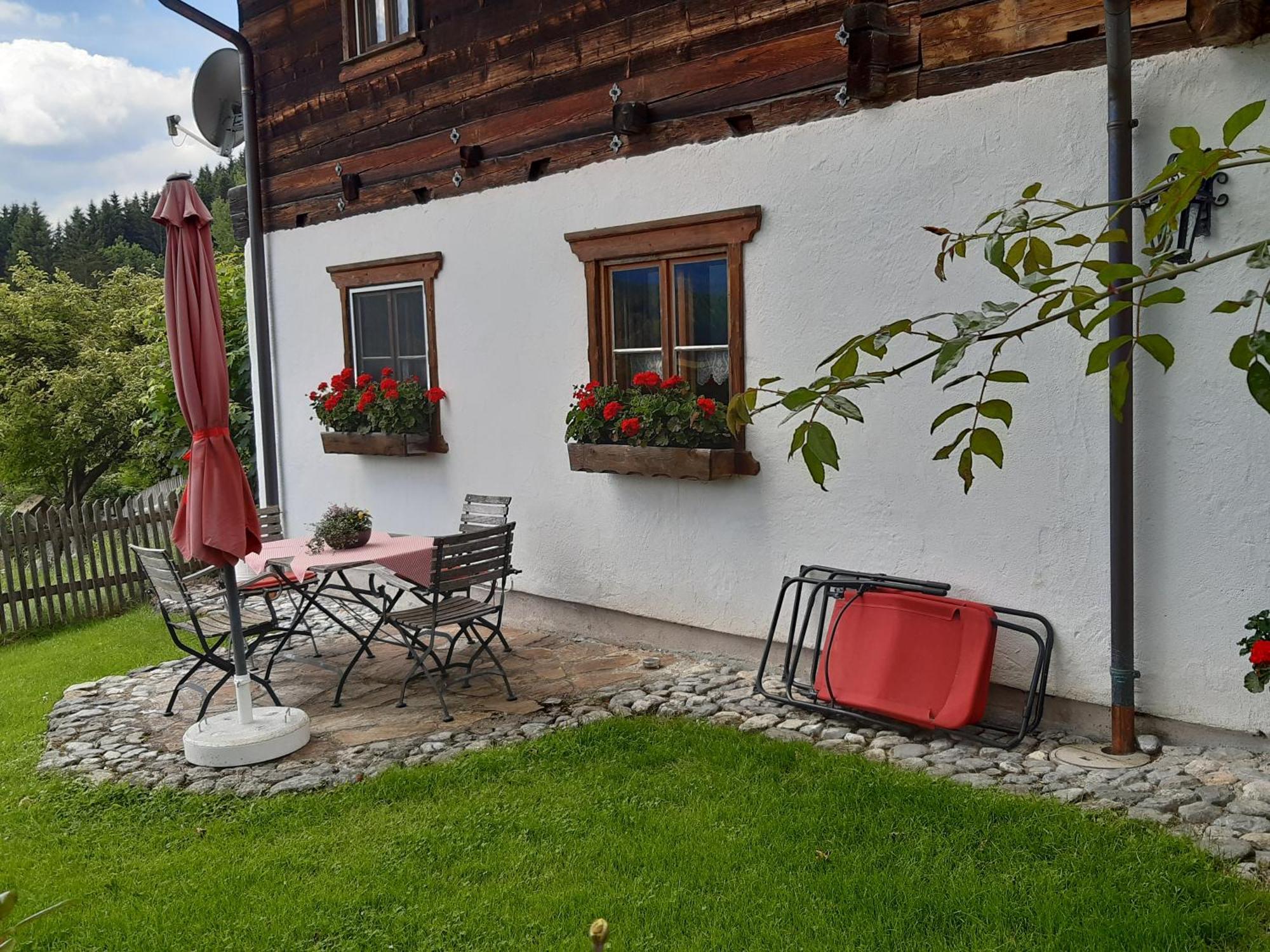 Troadkasten - Ferienhaus Am Bio-Bergbauernhof Aflenz Kurort Exterior photo